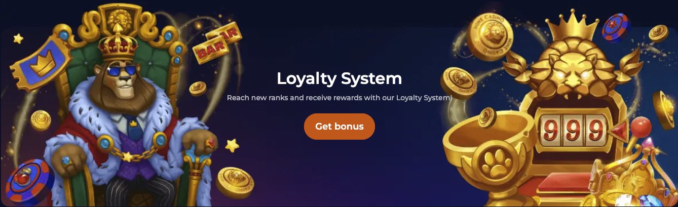 Nine Casino loyaliteitssysteem